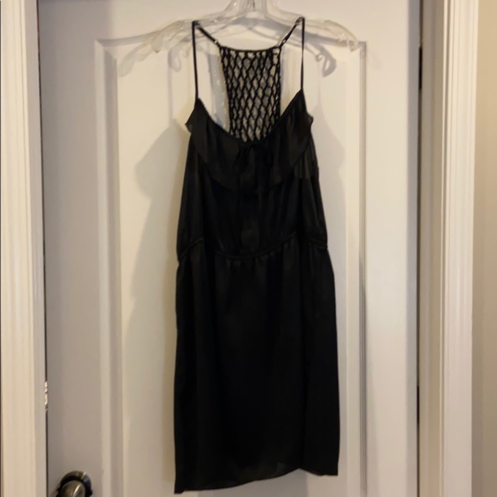 Black mini dress